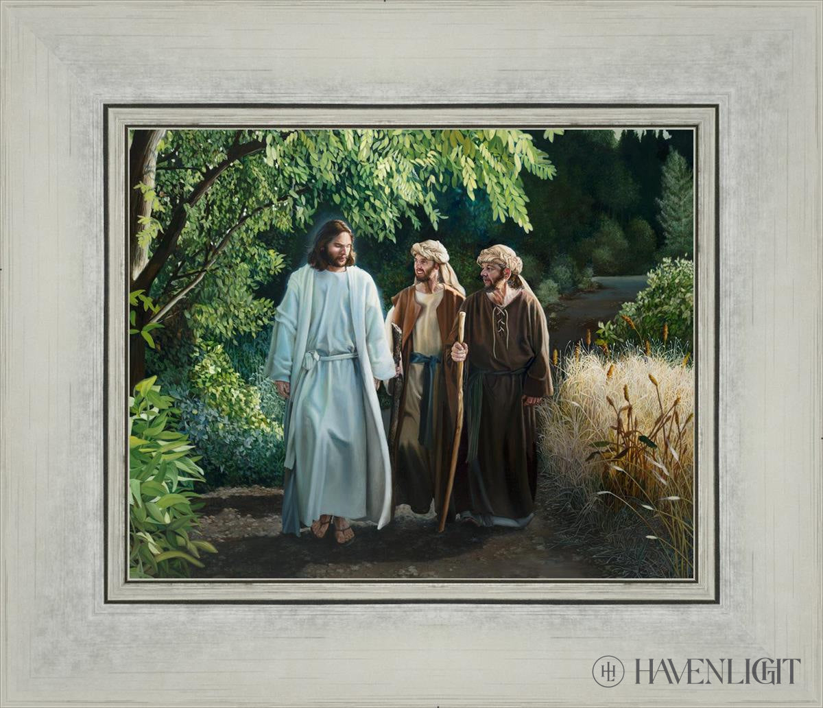 Emmaus By Liz Lemon Swindle - Inspirational Christian Wall Art for Home & Church Decor | Perfect for Living Room, Bedroom & Office