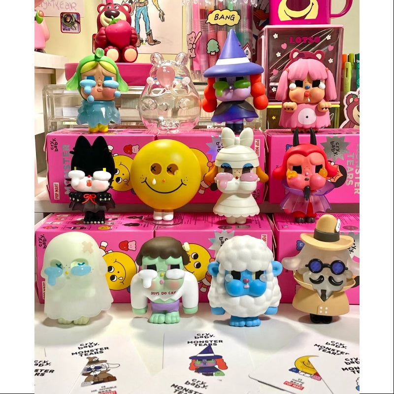 Crybaby Monster's Tears Series Complete Set - Collectible Vinyl Figures for Anime Fans & Home Decor