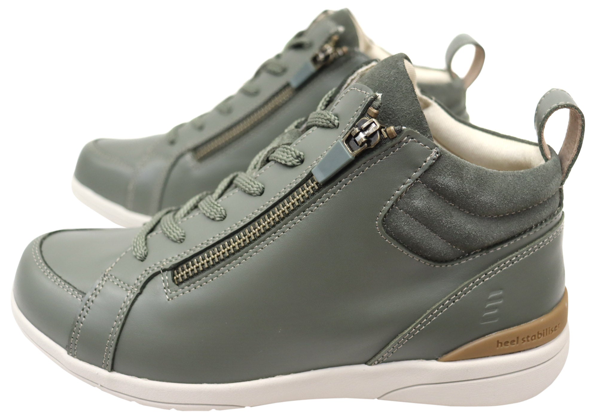 Homyped Odette Women's Wide Fit Leather Ankle Boots - Supportive & Comfortable Footwear for Work, Travel & Everyday Wear