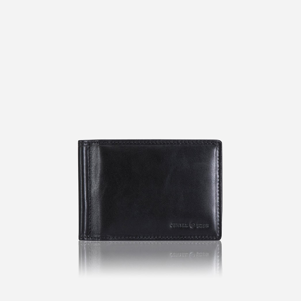 Premium Jekyll & Hide Oxford Leather Money Clip Wallet for Men - Slim RFID Blocking Bifold Wallet with Card Slots - Perfect for Travel, Business & Everyday Use