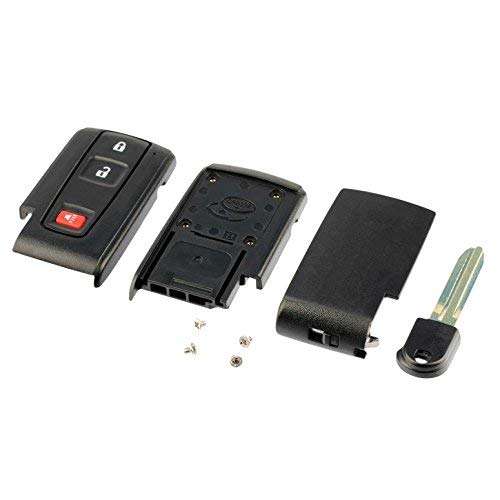 Premium Toyota Prius Key Fob Cover Case (2004-2009) - Replacement Shell with Blank Key - Durable Protection for Car Keys - Perfect for Everyday Use & Travel