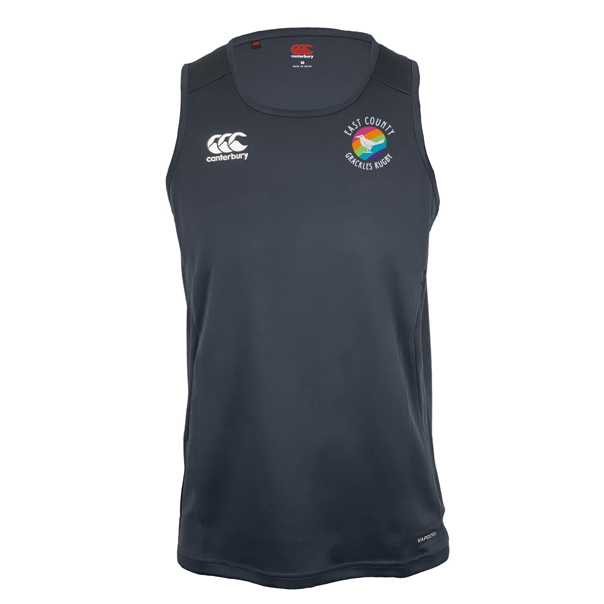 East Co. Grackles CCC Club Dry Singlet - Moisture-Wicking Performance Shirt for Running, Gym & Outdoor Sports - Lightweight & Breathable Athletic Top for Men