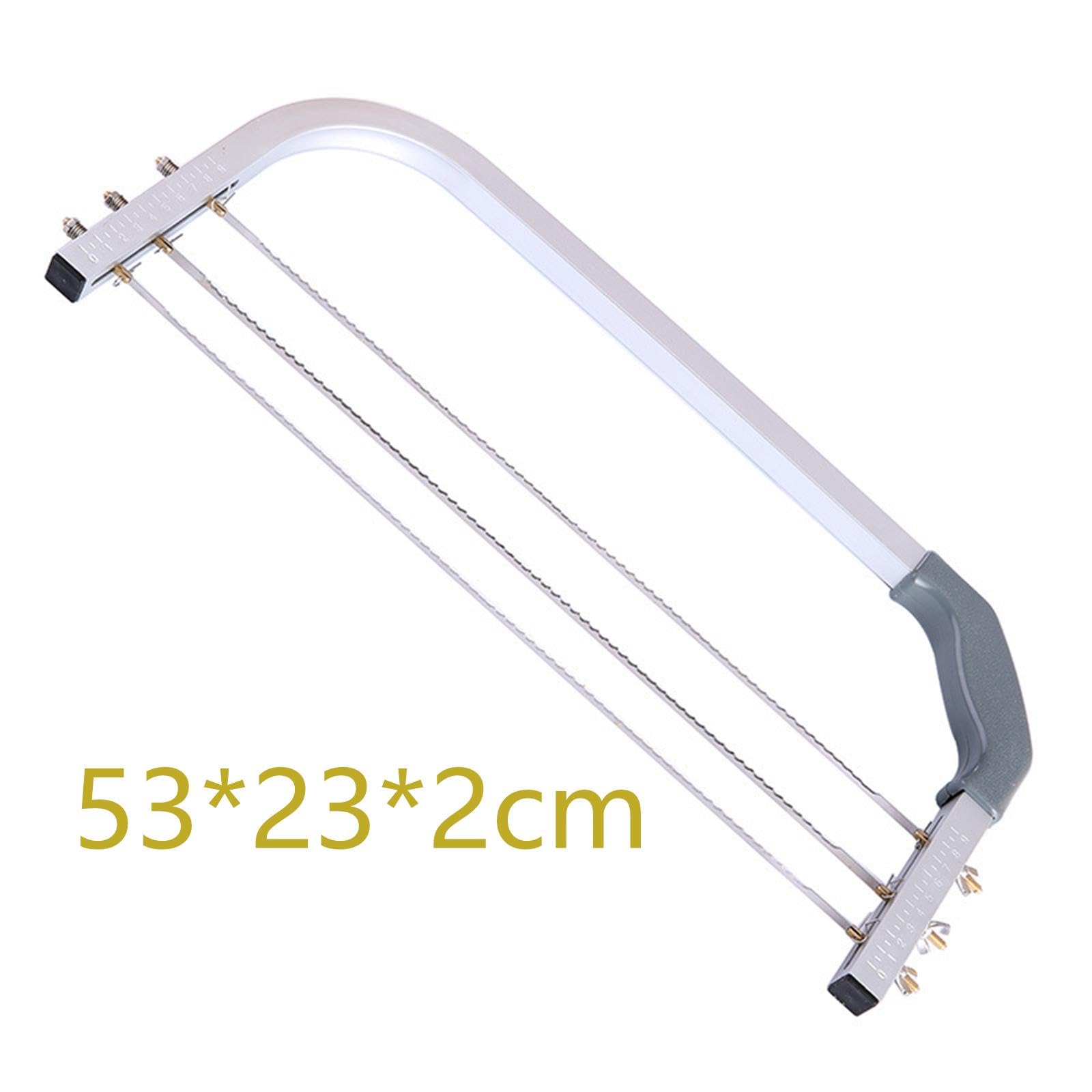 Professional Adjustable Cake Leveler & Slicer - 3-Wire Cake Cutter Tool for Perfect Layer Cakes | Essential Baking & Cake Decorating Equipment for Home Bakers & Professionals