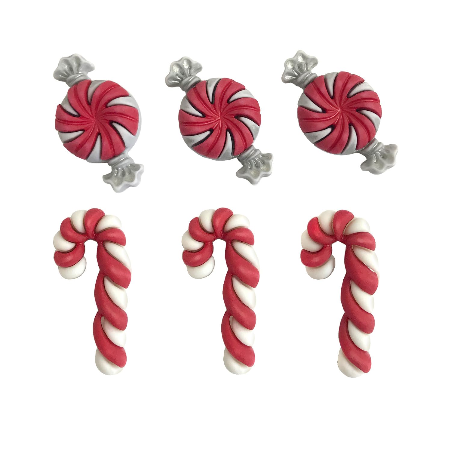 36 Pcs Christmas Shank Buttons for DIY Crafts, Scrapbooking, Sewing & Cardmaking - Festive Holiday Decorations & Handmade Gift Embellishments