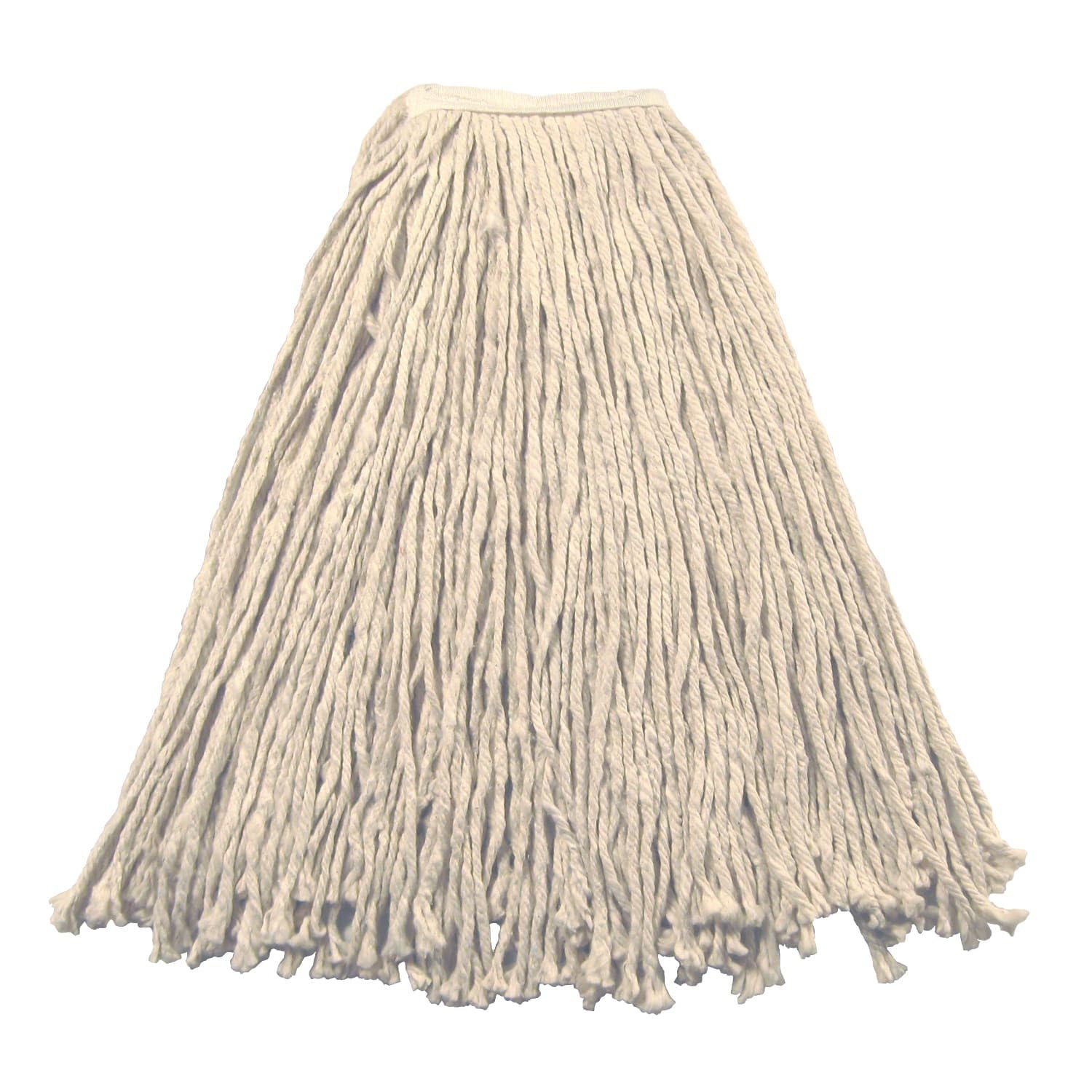 Continental A401132 Stinger 32 oz White Narrow Band Cut End Mop Head - Heavy-Duty Commercial Cleaning Mop Replacement for Floors, Kitchens & Industrial Use