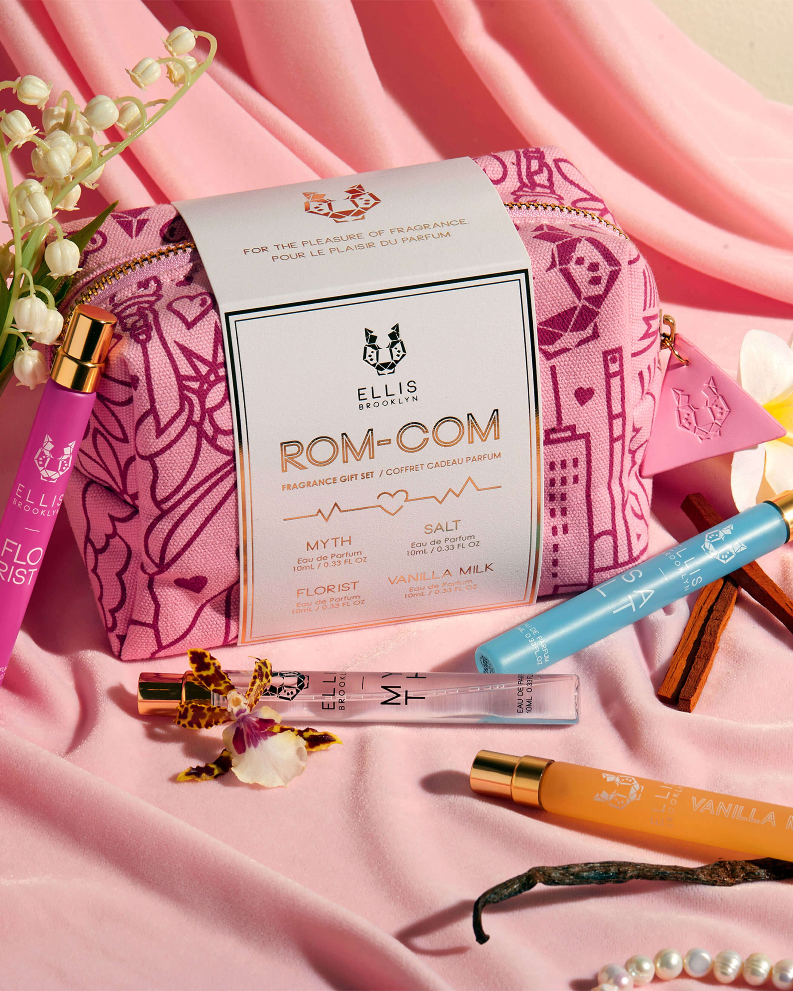 Rom Com Fragrance Gift Set for Women - Romantic Comedy Inspired Perfume Collection - Perfect for Birthdays, Anniversaries & Valentine's Day Gifts