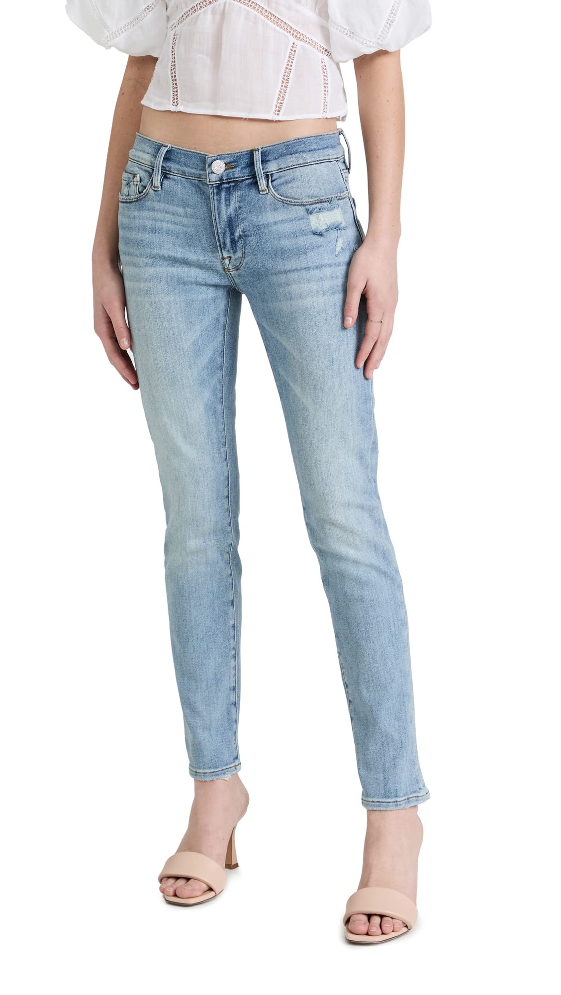 FRAME Women's Le Garcon Jeans - High Waist Slim Fit Boyfriend Jeans for Women | Perfect for Casual Wear, Date Night & Everyday Outfits
