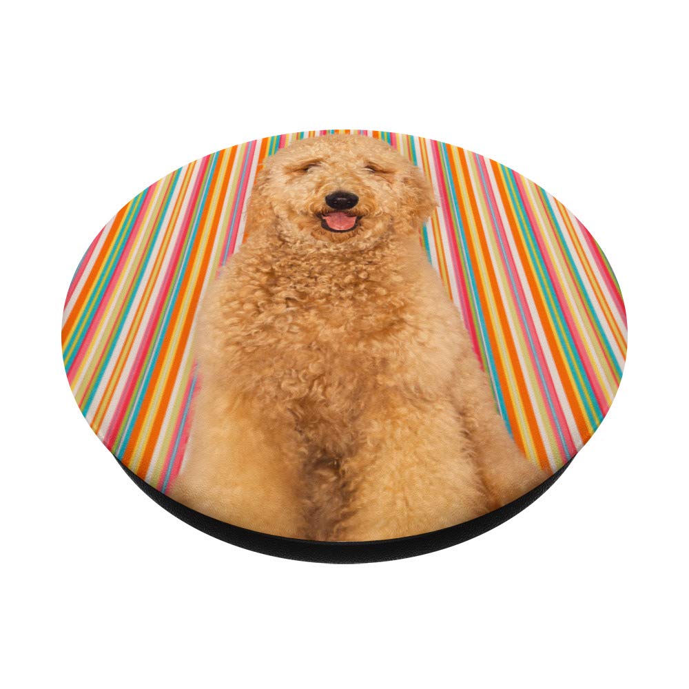 Goldendoodle PopSockets PopGrip: Interchangeable Phone Grip & Stand for iPhone, Samsung & Tablets - Perfect for Selfies, Video Calls & Secure Holding