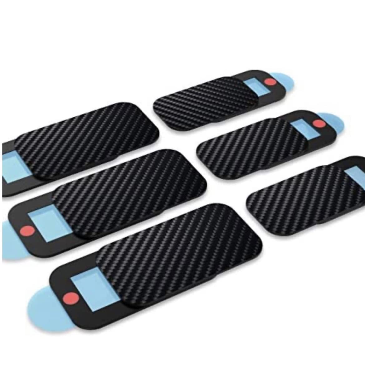Webcam Cover Slider 6-Pack Black for Laptop Privacy