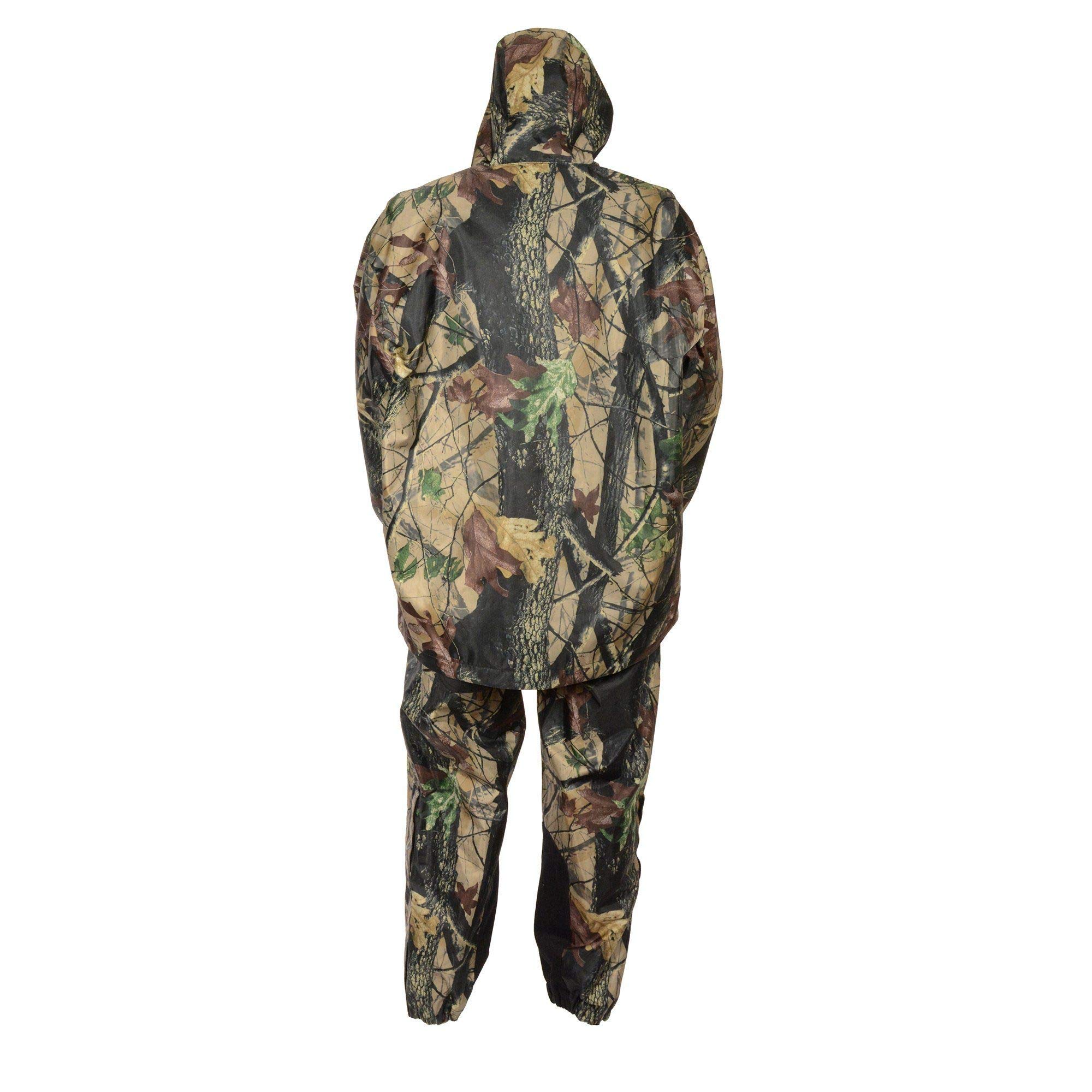 Milwaukee Leather MLM9500 Men's Jungle Camouflage 2-Piece Waterproof Rain Suit - Heavy Duty Outdoor Hunting & Fishing Gear for Extreme Weather Protection