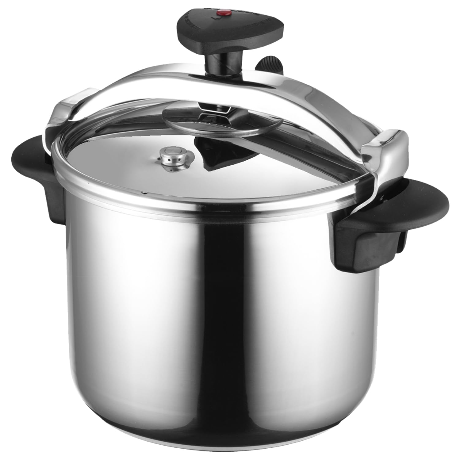 MAGEFESA Star Pressure Cooker 8.4 Quart - 18/10 Stainless Steel Induction Compatible for All Stovetops - Safety Lock & 8 PSI Cooking - Perfect for Fast Meals, Soups, Stews & Family Dinners