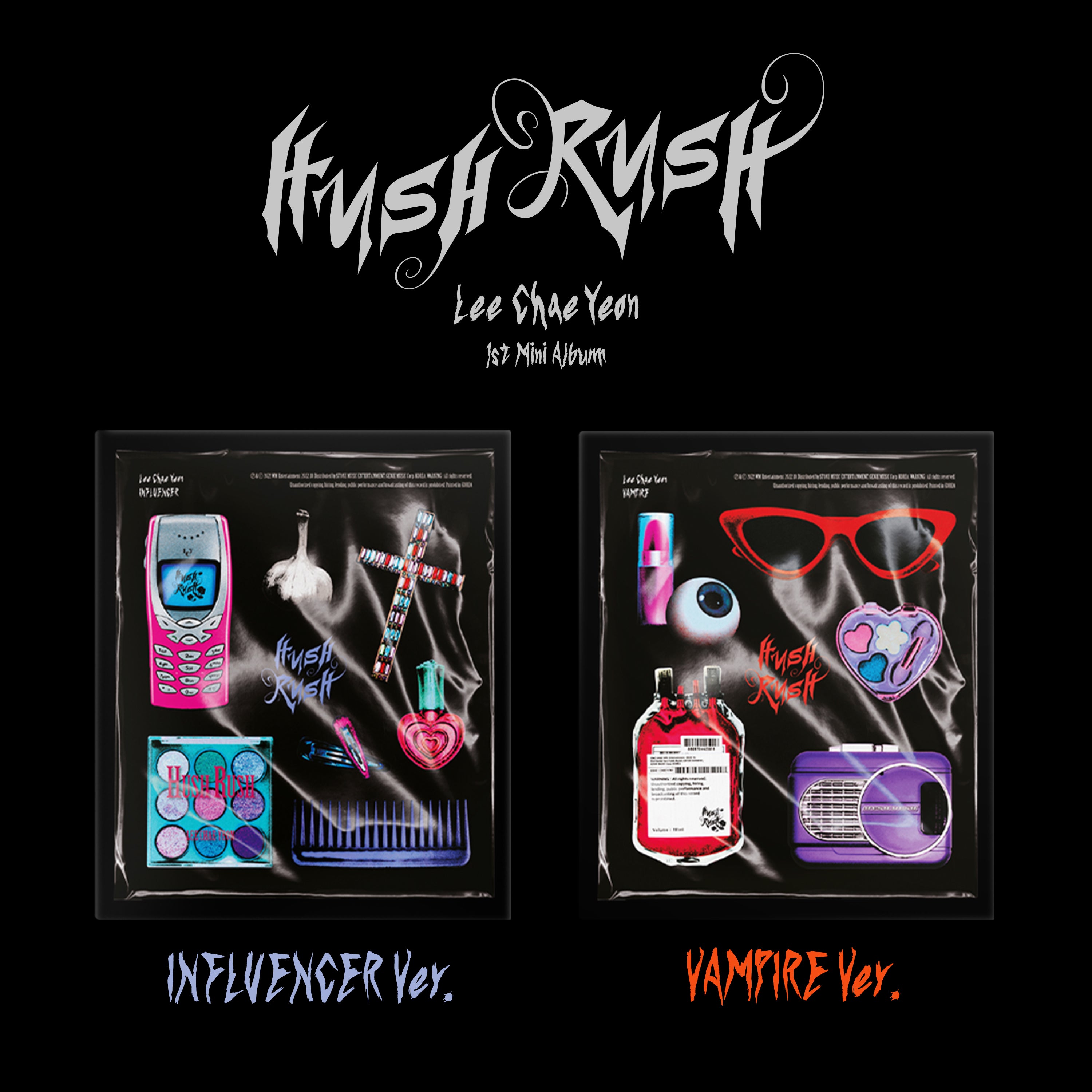 LEE CHAEYEON 1st Mini Album 'HUSH RUSH' - Kpop Music CD + Photobook - Perfect for Kpop Fans, Collectors & Gift Giving