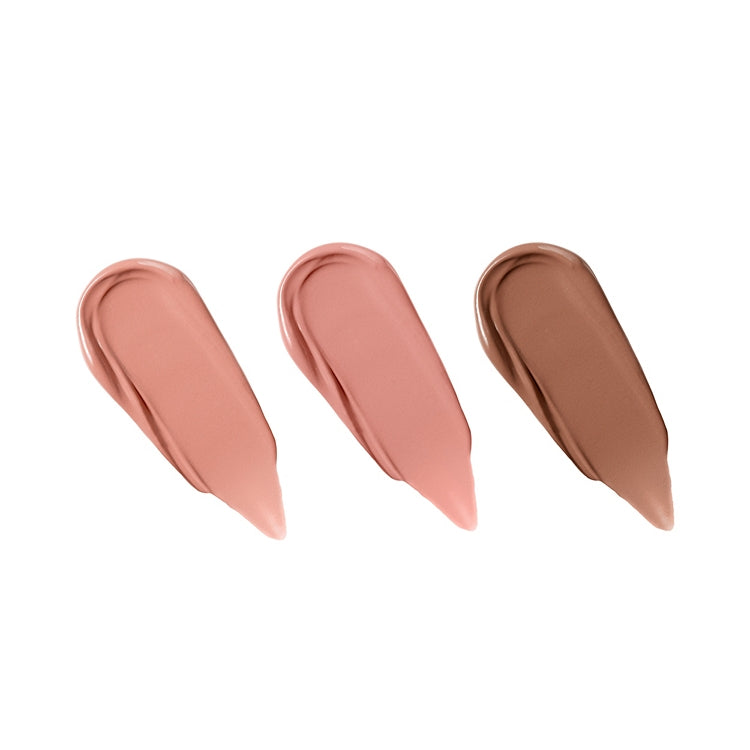 Matte Liquid Lipstick Trio - Long Lasting Nude Lipstick Set for Women | Velvet Finish, Non-Drying Formula | Perfect for Everyday Wear, Date Night & Special Occasions