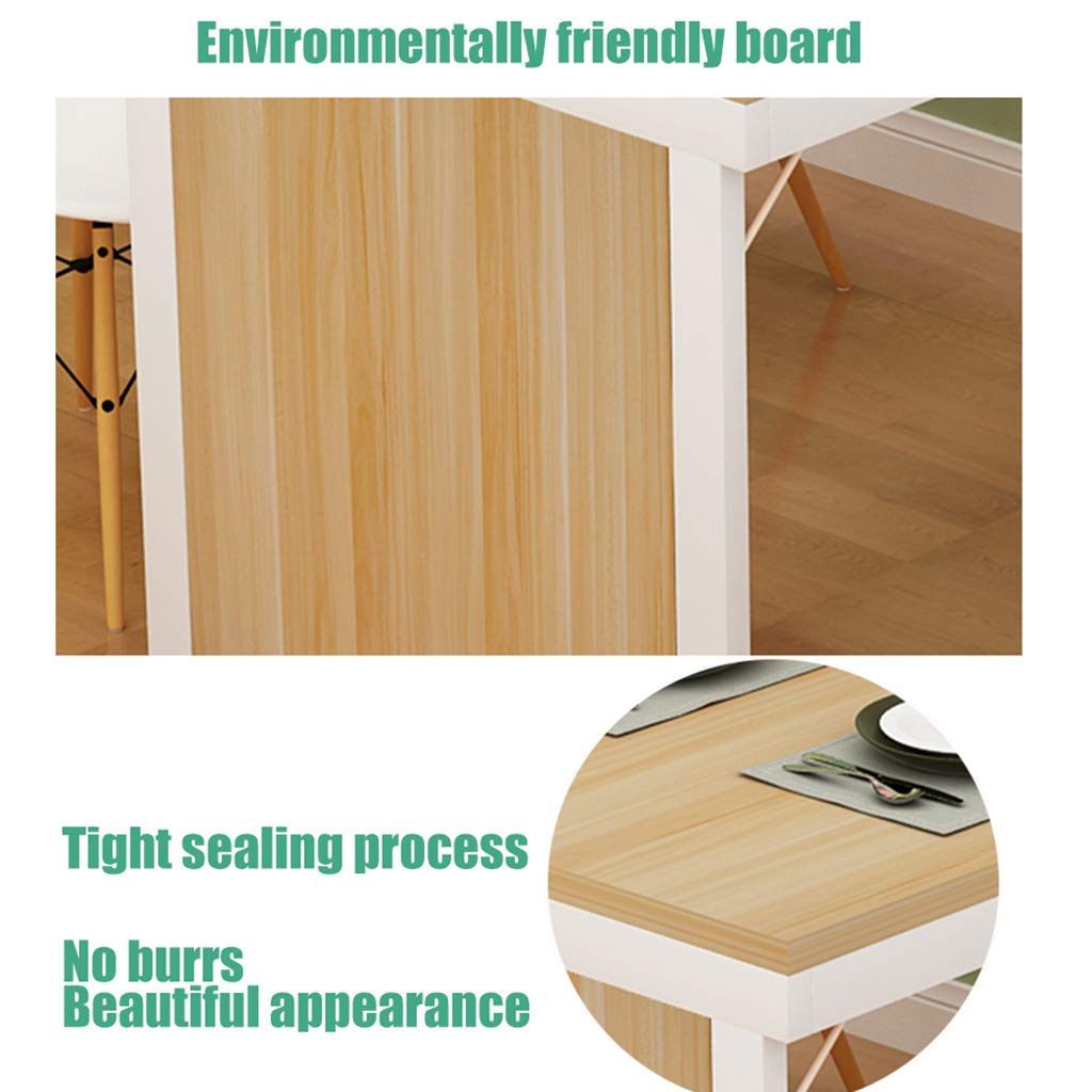 Space Saving Wall Mounted Folding Desk - Foldable Kitchen Dining Table, Home Office Computer Desk, Invisible Wall Workbench for Small Apartments, Dorms & Tiny Homes - Perfect for Remote Work, Meal Prep & Compact Living Spaces