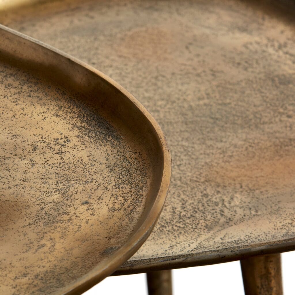 Cyan Design 10115 Bexley Side Table - Antique Gold Finish Small Accent Table for Living Room, Bedroom & Office Decor