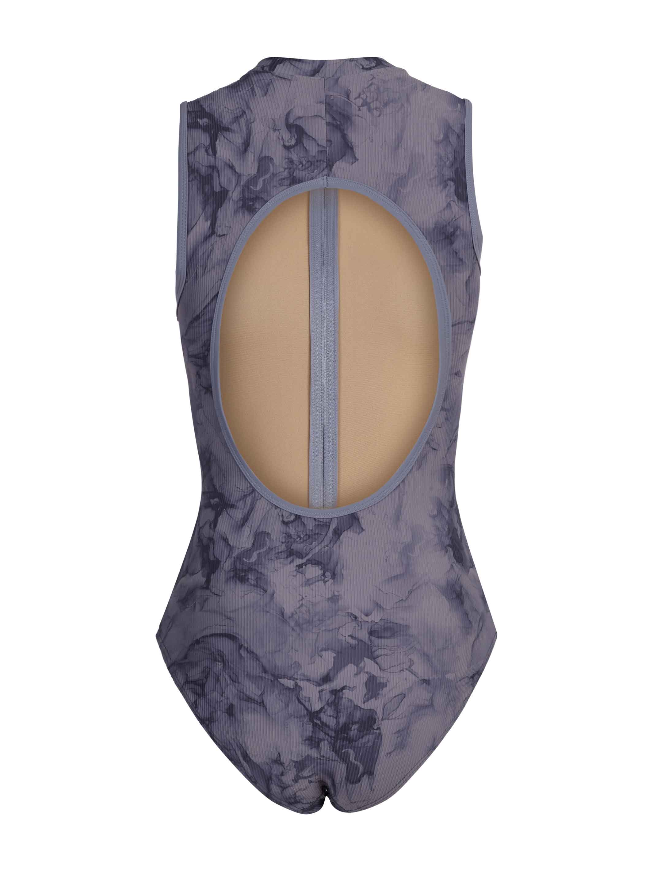 Aura Printed Leotard for Women - Stretchy Ballet Dance Leotard with Floral Design - Perfect for Ballet, Gymnastics, Yoga & Performance