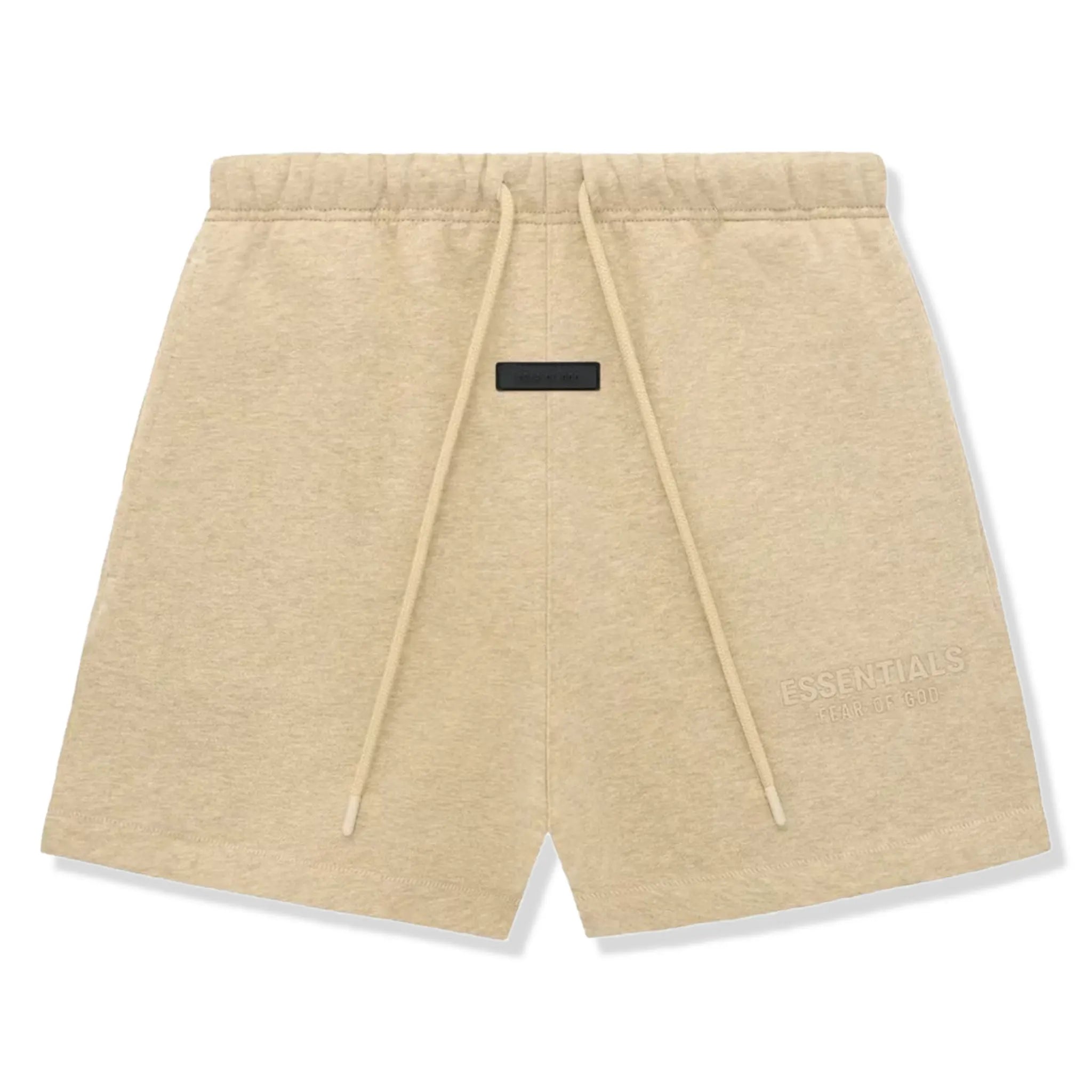 Fear of God Essentials Gold Heather Shorts - Men's Casual Athletic Shorts for Gym, Running & Lounge Wear (FW23 Collection)