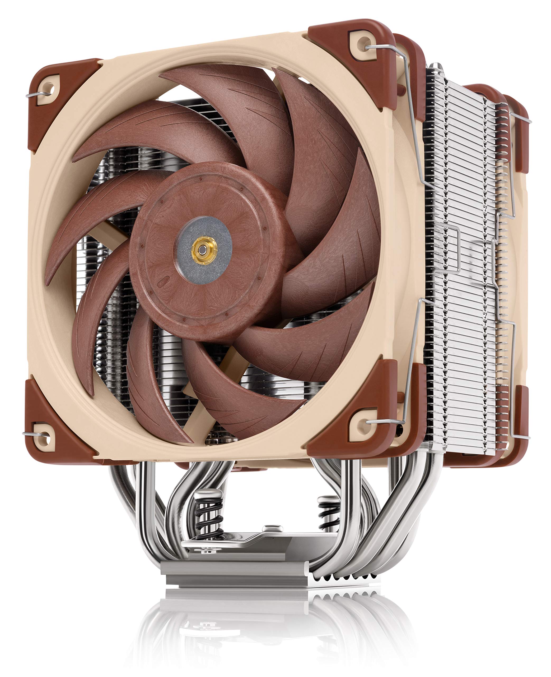 Noctua NH-U12A Premium CPU Cooler with High-Performance NF-A12x25 PWM Fans (120mm, Brown) - Ultra Quiet Cooling for Gaming PC, Workstation & Overclocking