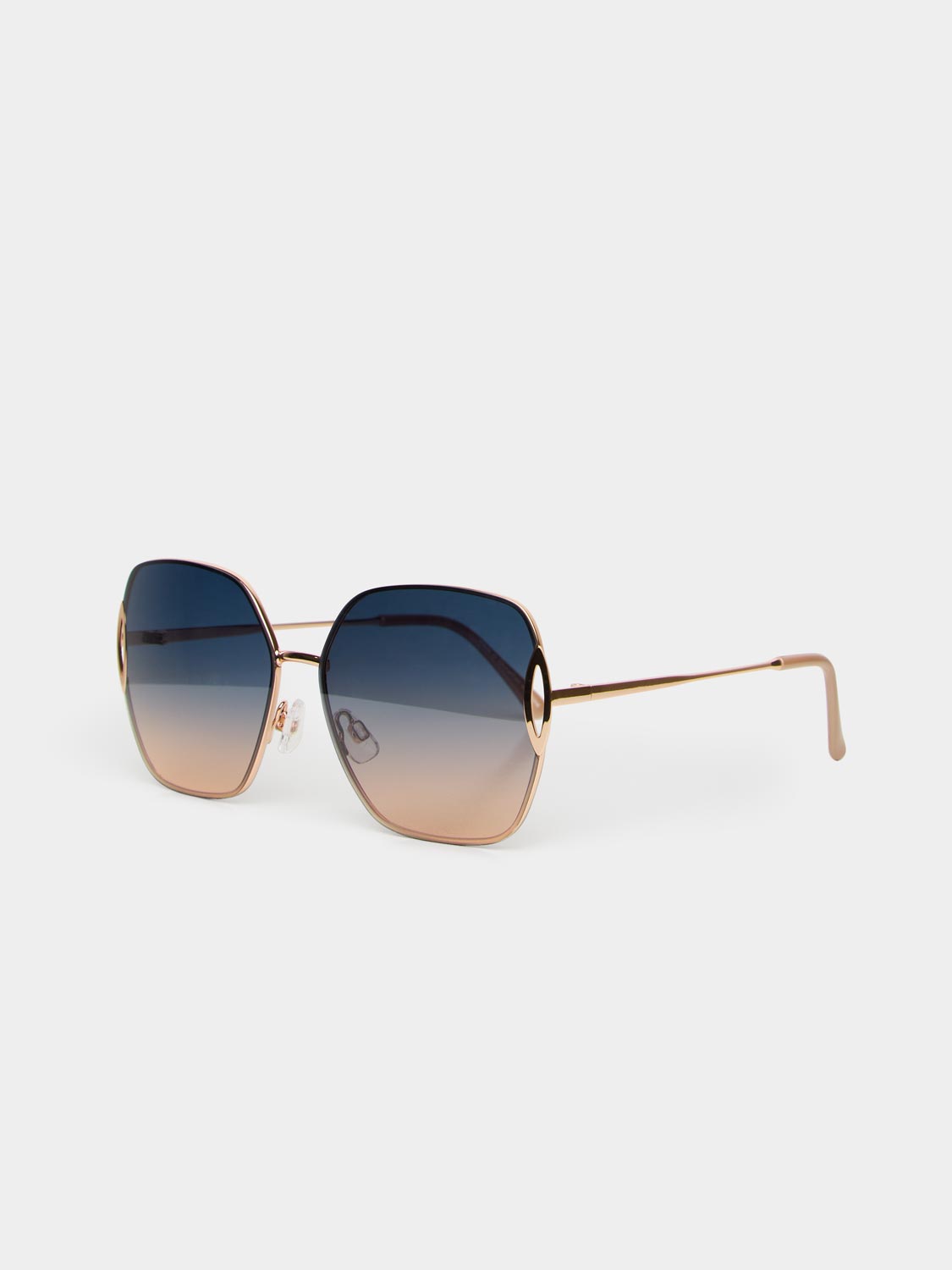 Stylish Oversized Frameless Sunglasses for Women & Men - UV Protection, Lightweight & Trendy - Perfect for Beach, Driving & Outdoor Activities