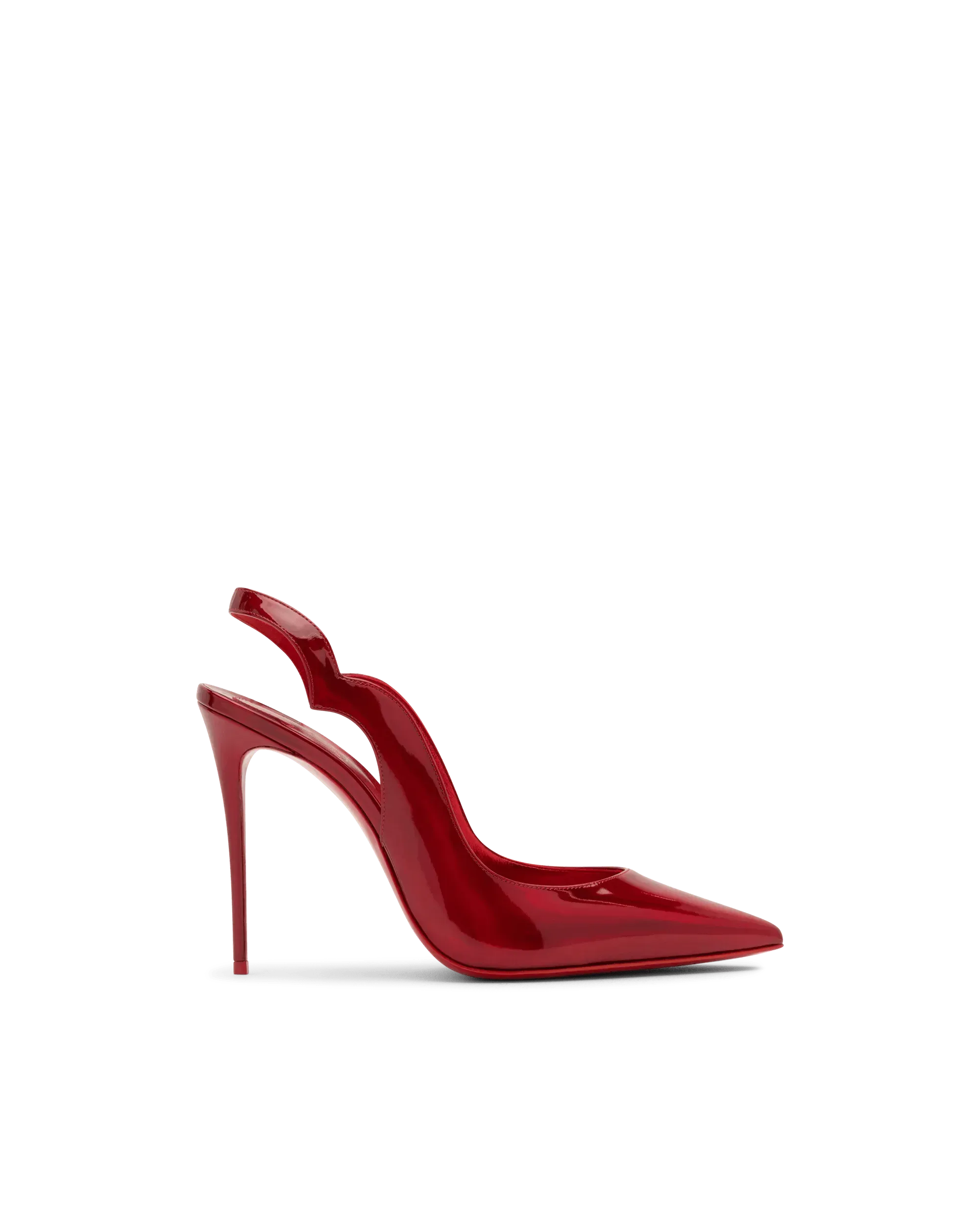 Hot Chick 100 Patent Leather Slings - High Heel Sandals for Women, Fashionable & Comfortable Party Shoes - Perfect for Night Out, Club Wear, and Special Occasions