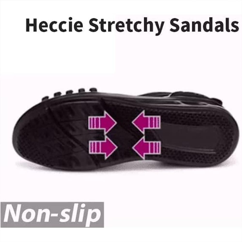 **Heccie Stretch Orthopedic Sandals for Women – Arch Support, Lightweight & Slip-On Comfort – Perfect for Walking, Travel & Everyday Wear**