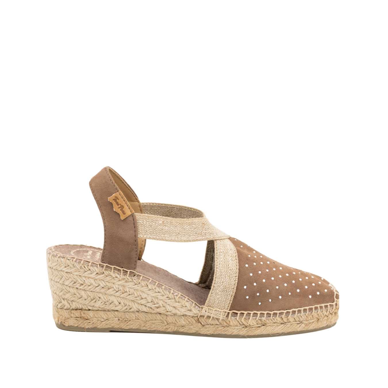 Women's Suede Leather Wedge Espadrilles - Comfortable Casual Shoes for Spring & Summer | Terra ST | Perfect for Beach, Vacation & Everyday Wear
