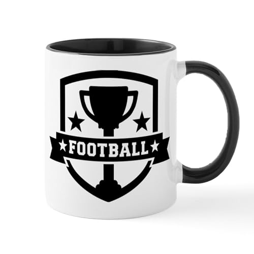 White/Black Inside - Football Champion Mugs