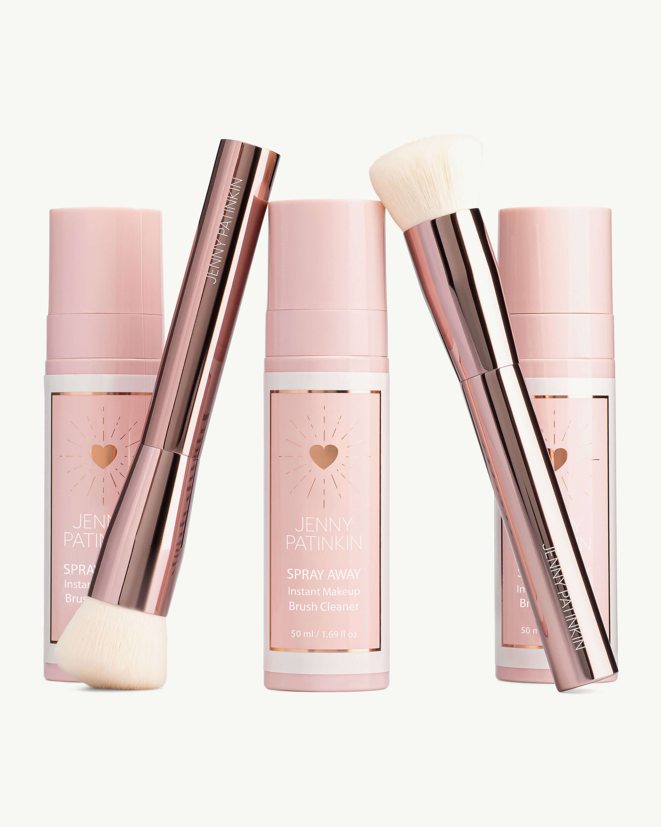 Instant Makeup Brush Cleaner Spray - Quick & Effective Brush Cleaning Solution for Daily Makeup Tools - Perfect for Home, Salon & Travel Use