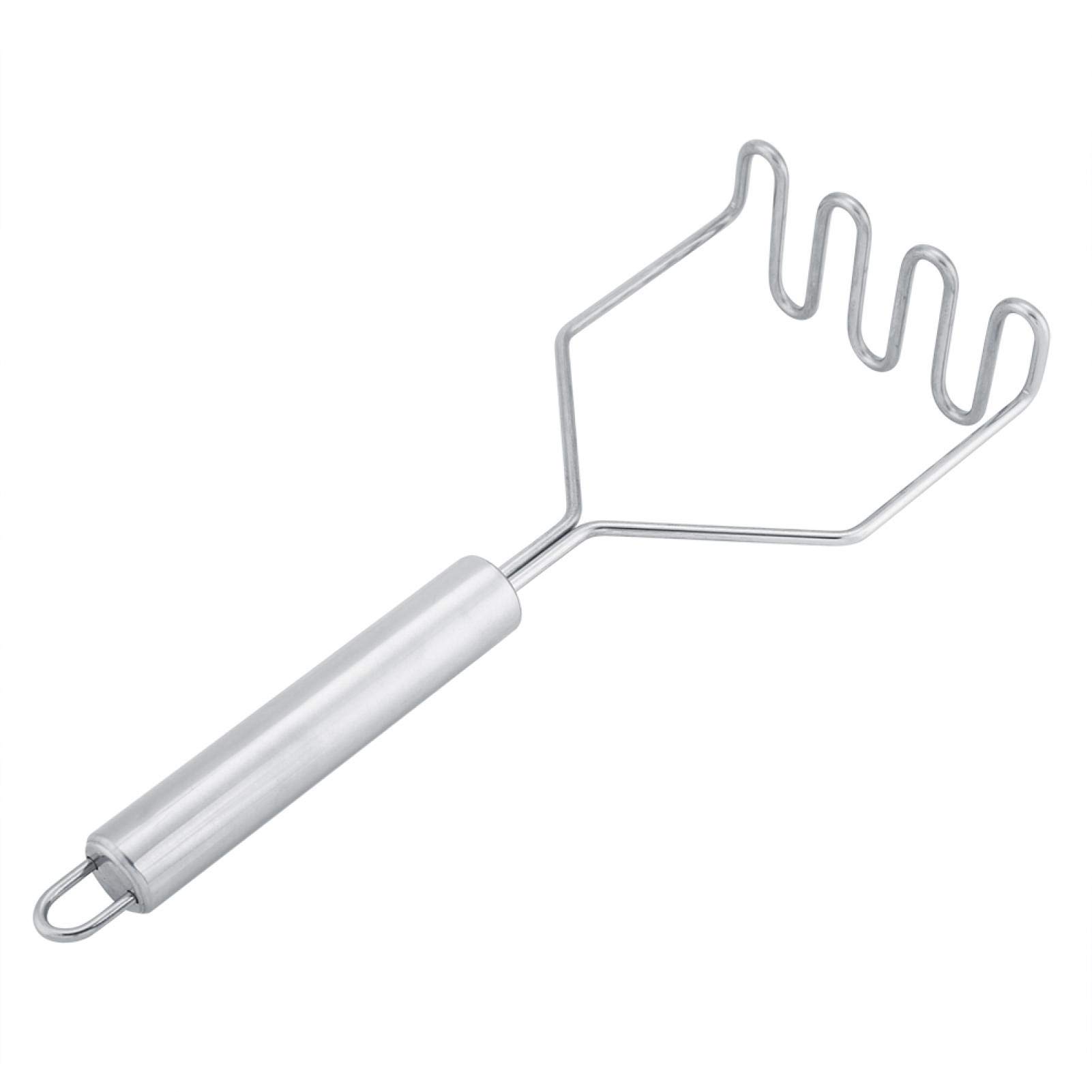 Stainless Steel Potato Masher - Heavy Duty Kitchen Tool for Smooth Puree, Mashed Potatoes & Vegetables | Perfect for Home Cooking, Baking & Meal Prep
