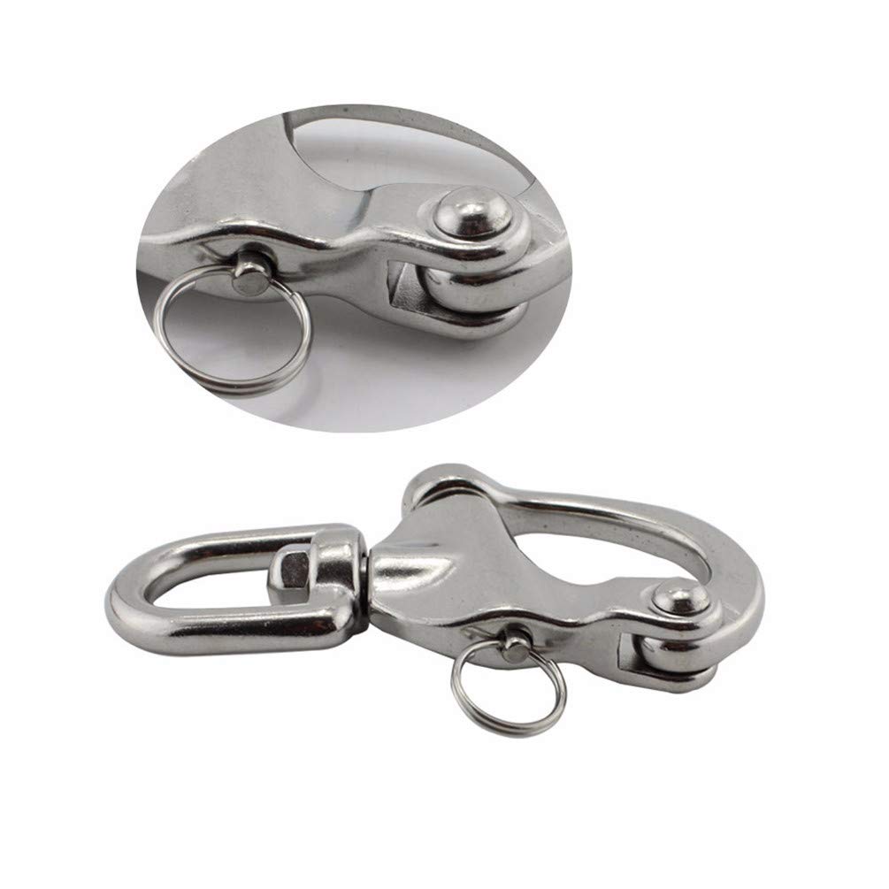 Stainless Steel Swivel Snap Shackle for Sailing & Marine Use