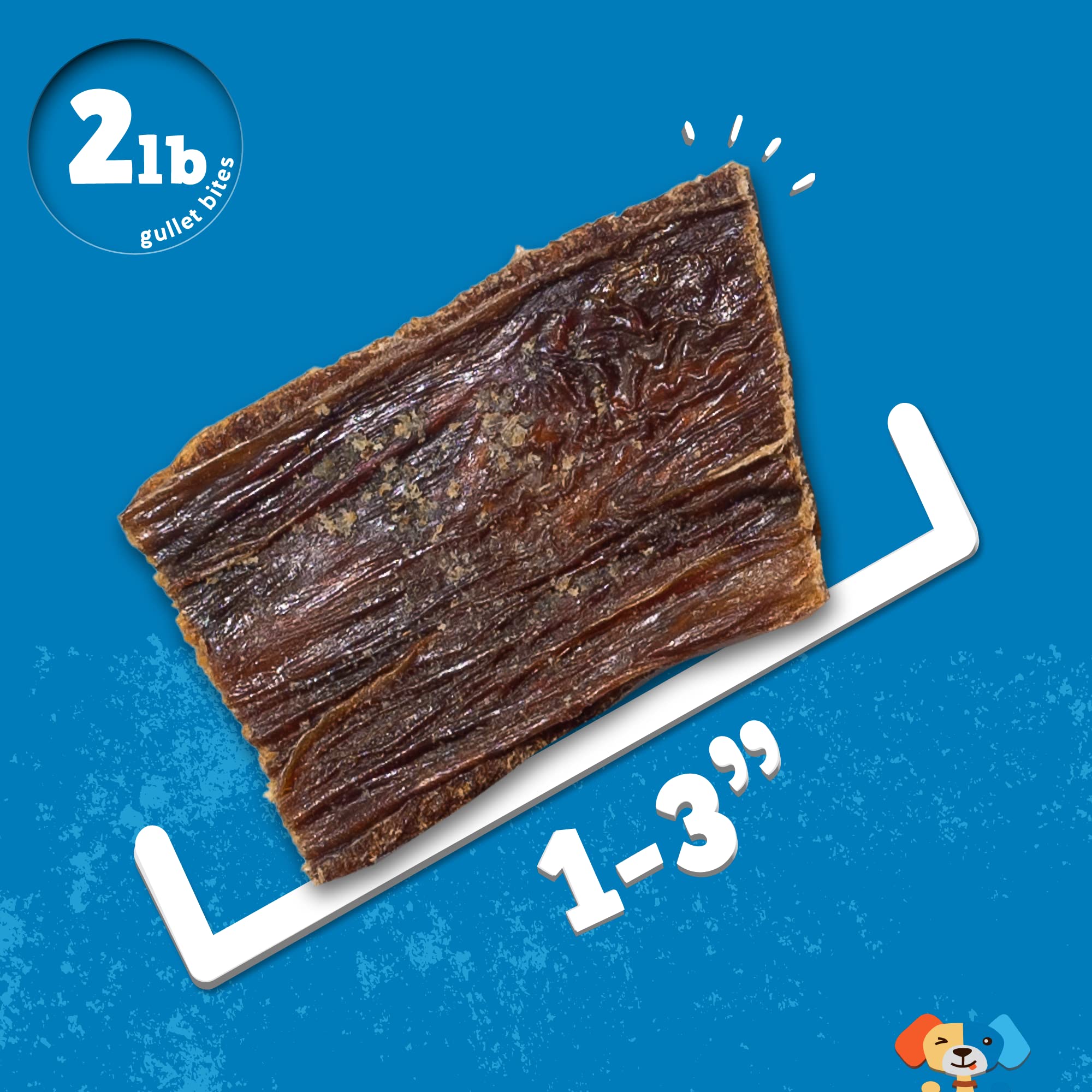 Premium All-Natural Dog Chews & Treats for Medium & Small Dogs - Healthy Single Ingredient Bully Sticks & Gullet Jerky Bites (24 oz) | Perfect for Training, Rewards & Dental Health