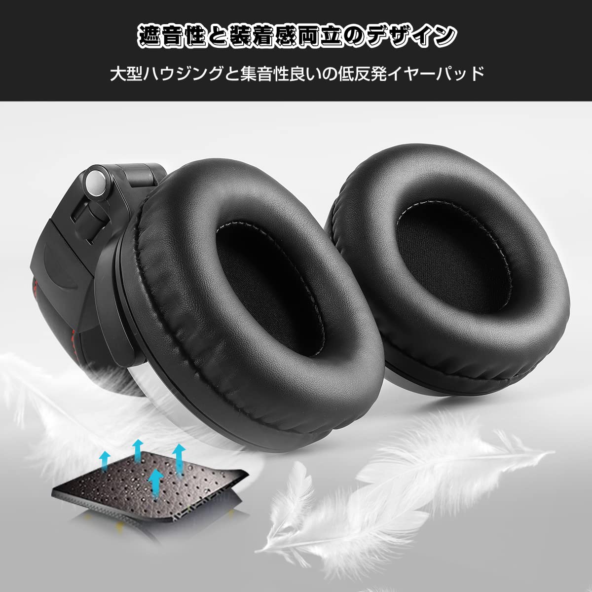 OneOdio Pro 10 Professional Over-Ear Studio Headphones - 50mm Large Driver, Dual 3.5mm & 6.35mm Jack - Perfect for DJ Monitoring, Music Recording, Podcasting, Gaming & PC/Mobile Audio (Black)