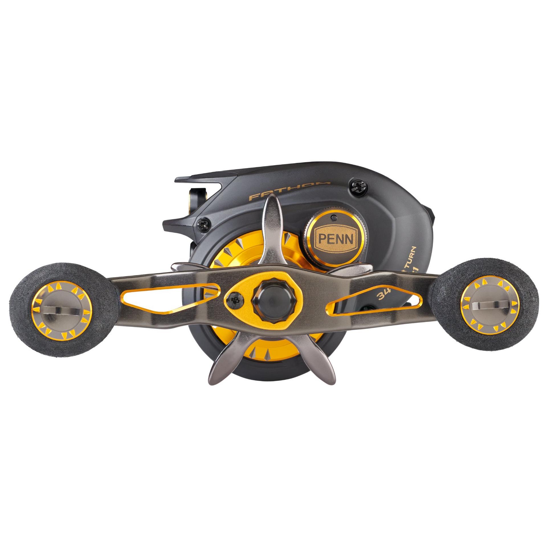 PENN Fathom™ Baitcast Fishing Reel - Saltwater & Freshwater Fishing Gear for Offshore, Inshore, and Bass Fishing
