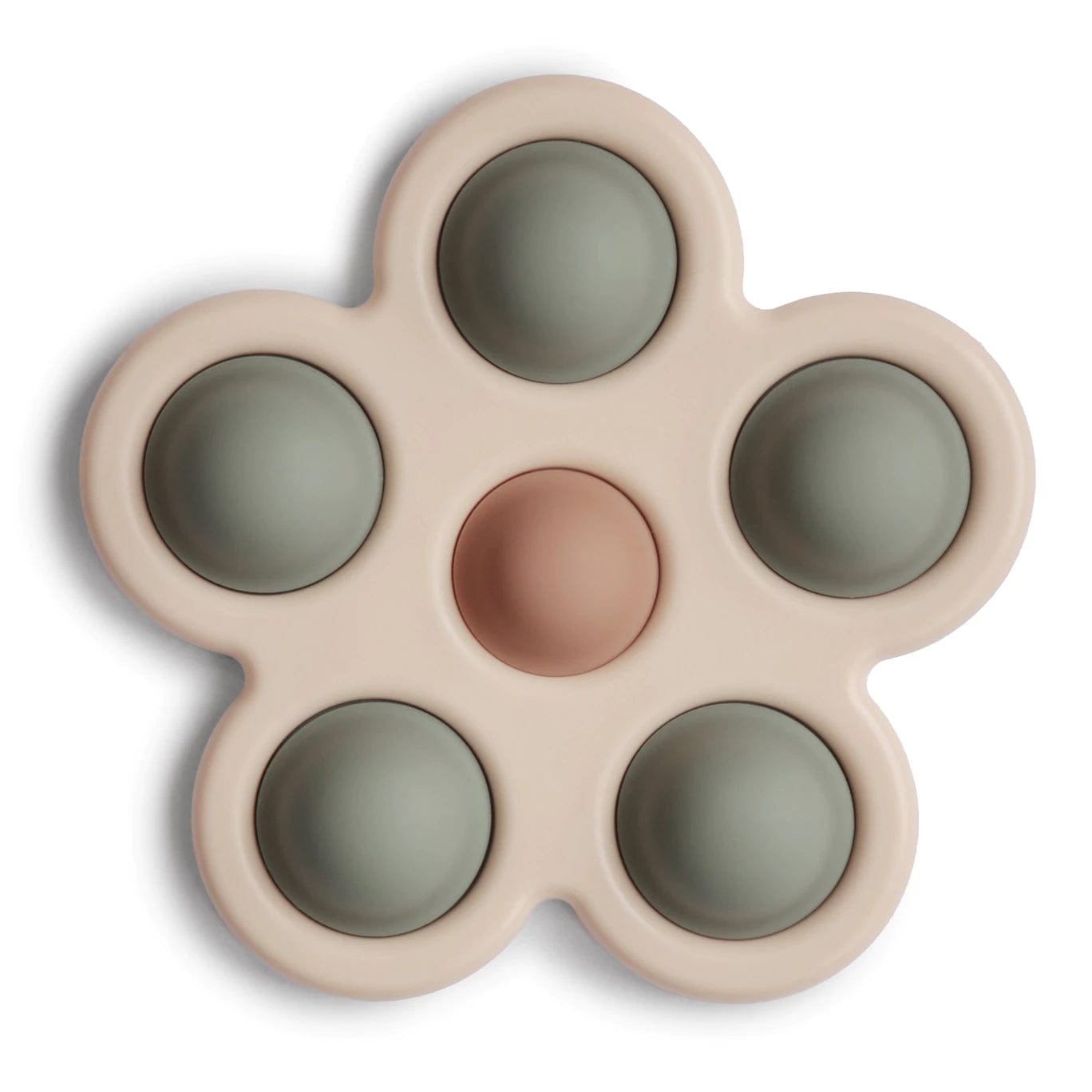 Mushie Flower Press Toy for Kids - Montessori Sensory Learning Activity - Perfect for Nature Exploration & DIY Crafts at Home or Classroom