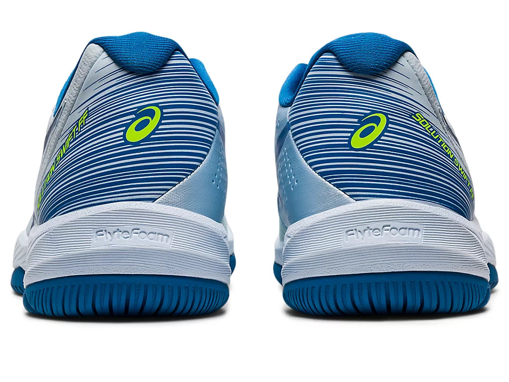 Asics Women's Solution Swift FF Tennis Shoes - Sky/Reborn Blue - Lightweight & Breathable for Competitive Play - Perfect for Court Matches & Training Sessions