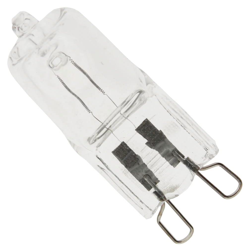 Technical Precision G9 Halogen Light Bulbs 4 Pack - 120V, 40W, Q40T4/CL Replacement for Home & Office Lighting - Perfect for Chandeliers, Desk Lamps, and Decorative Fixtures