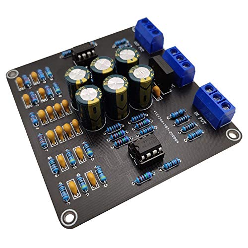 High Fidelity Preamplifier Board - HiFi Power Amplifier Accessories, Preamp Tuning Board with Front Panel for Audiophile Sound Systems & Home Theater Setups