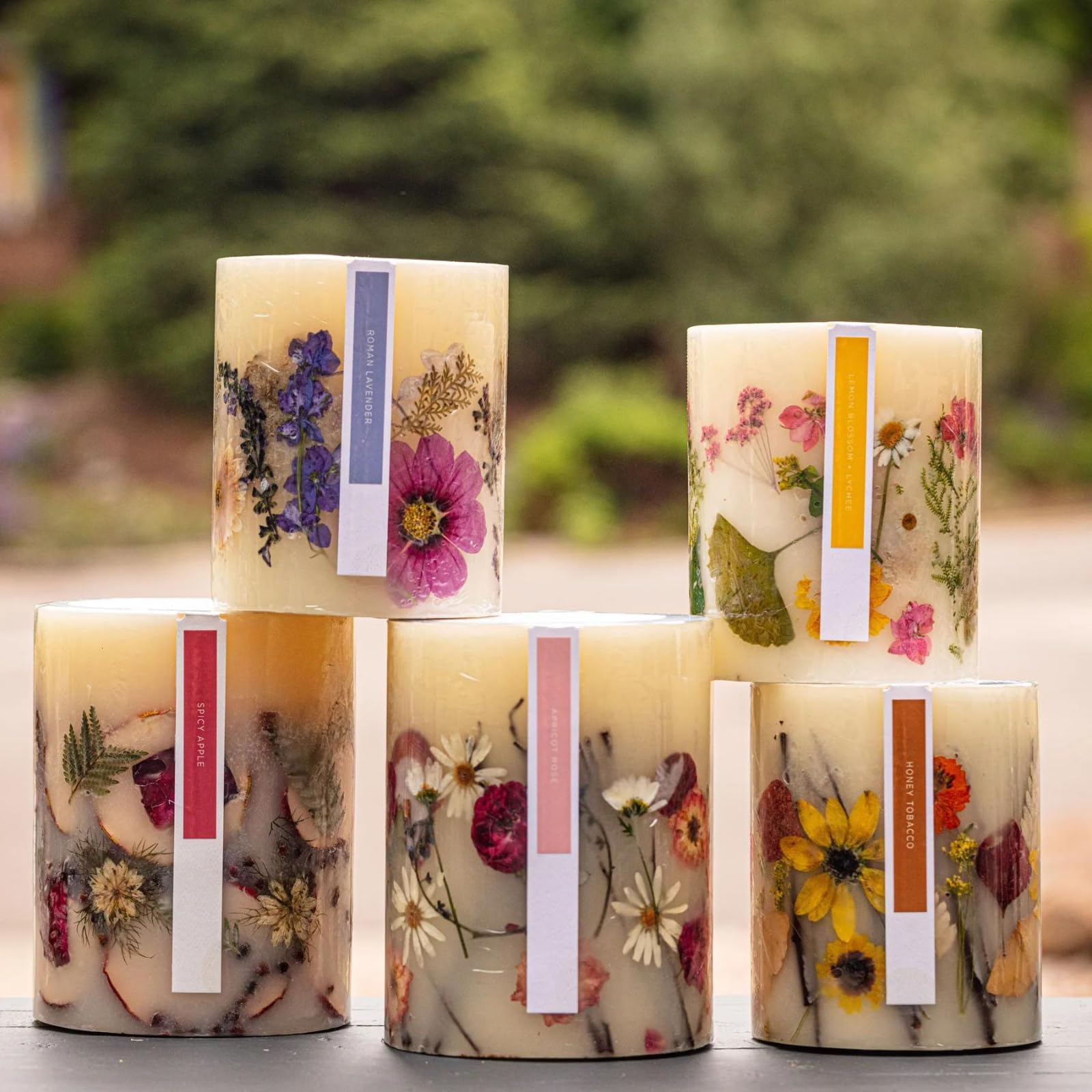 Rosy Rings Honey Tobacco Candle - Aromatherapy & Home Decor for Relaxation