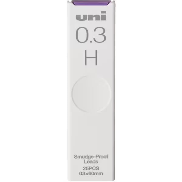 uni Mitsubishi Black Pencil Lead - 0.5mm HB Graphite Refills for Mechanical Pencils - Perfect for Writing, Drawing & Sketching in School, Office & Art Projects