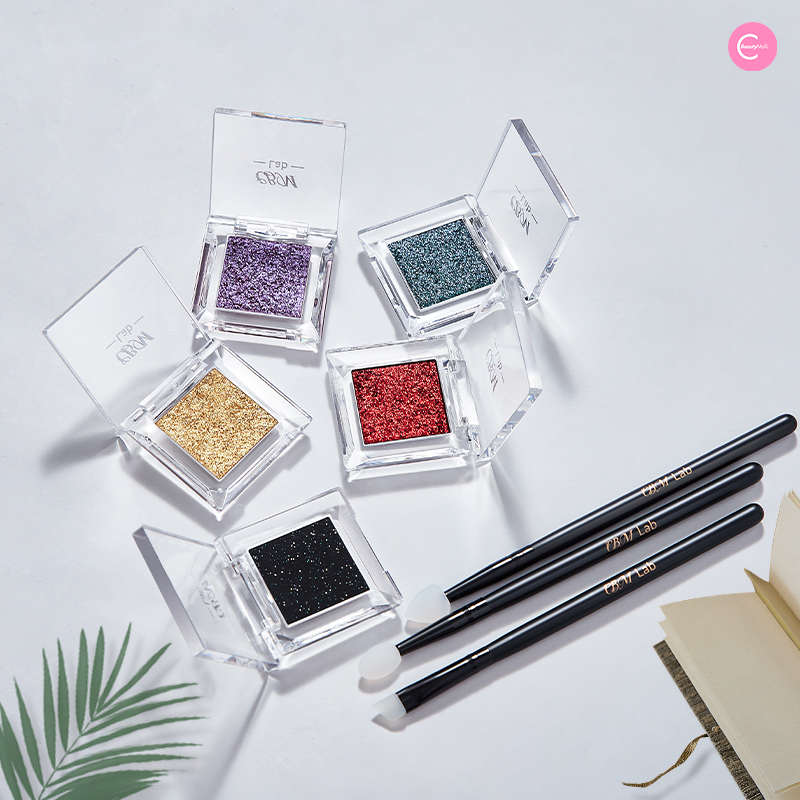 NOIRICORN (CBM LAB) Retro Glam Holiday Limited Edition Duochrome Eyeshadow Palette - Sparkling Holiday Makeup for Parties & Special Occasions
