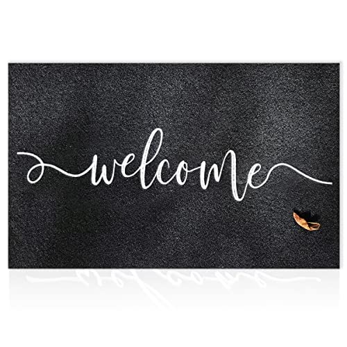 Welcome Doormat&black