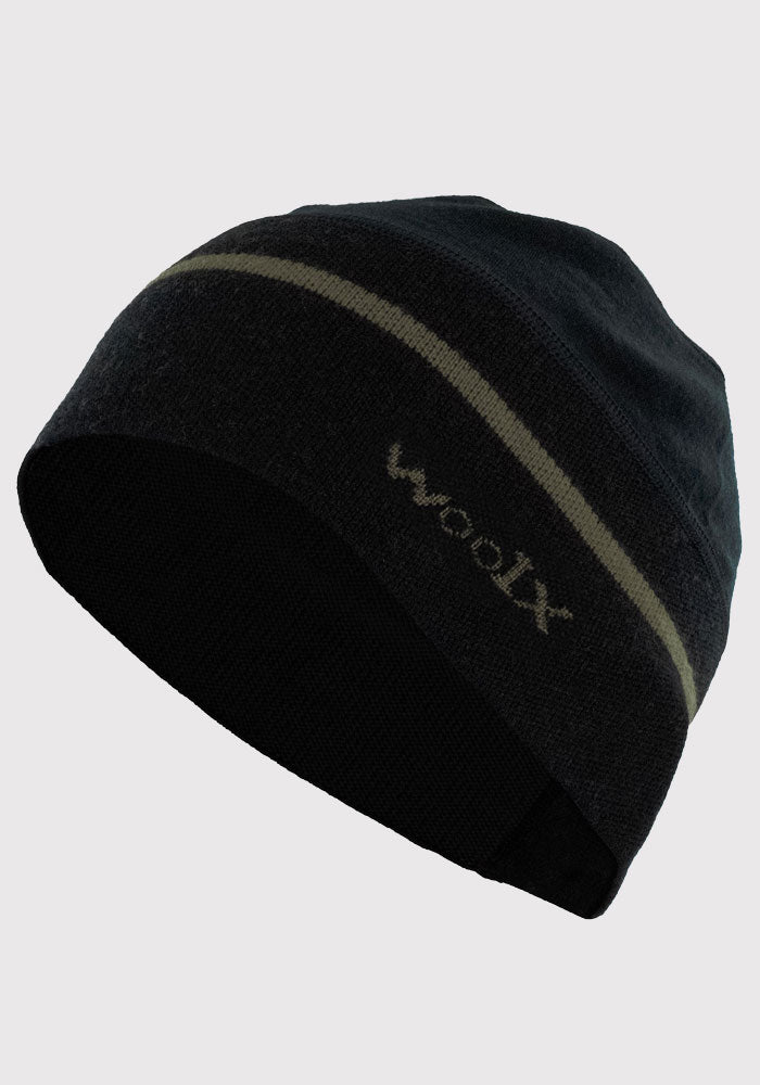 Cold Snap Beanie - Winter Knit Hat for Men & Women, Black Olive - Warm Fleece Lined Skull Cap for Outdoor Activities, Hiking, and Snow Sports