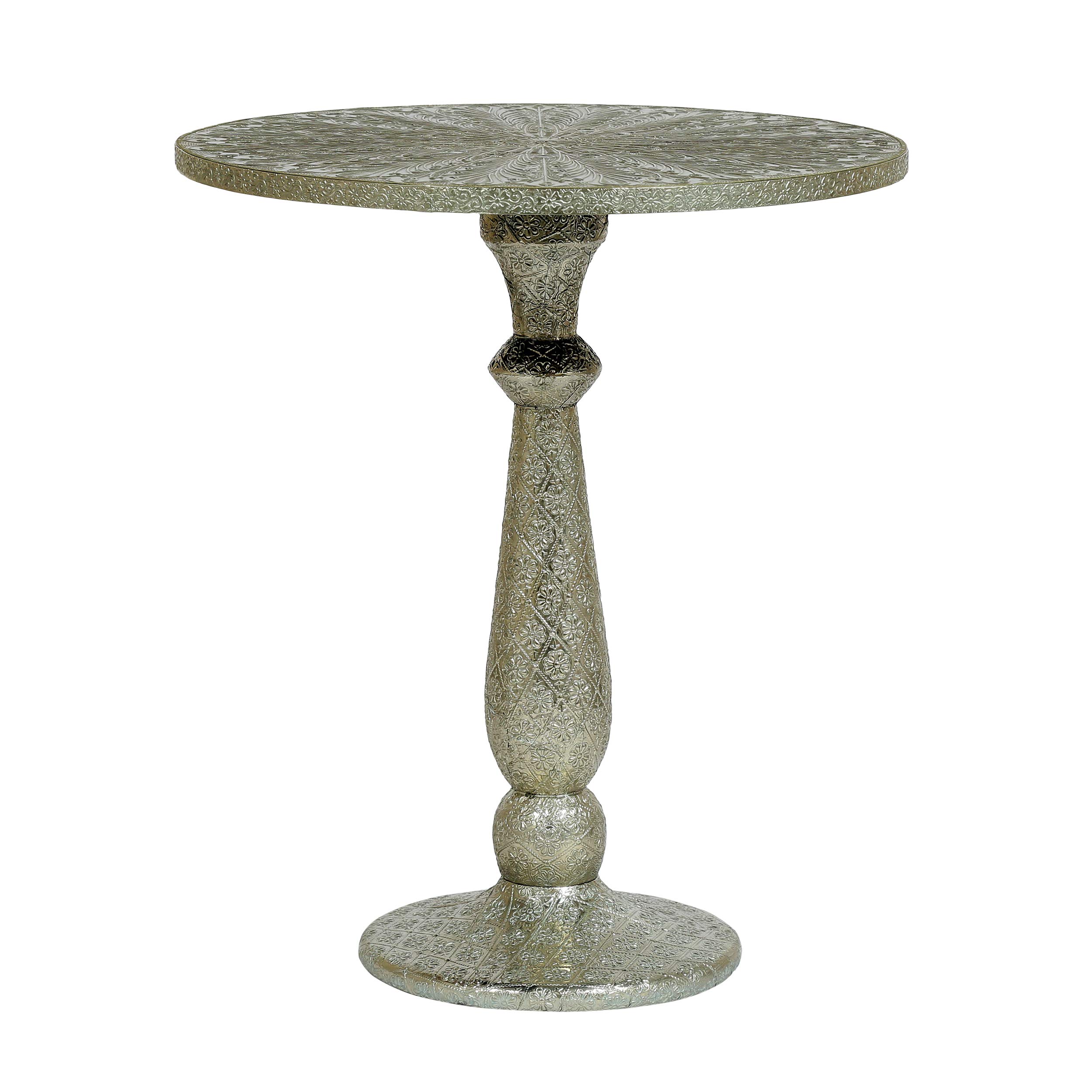 Christopher Knight Home Silver End Table - Modern Accent Table for Living Room, Bedroom & Office - Stylish Side Table with Durable Metal Frame