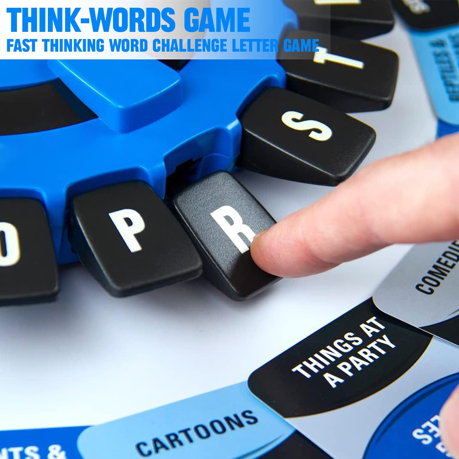 Tapple Word Game - Fast-Paced Letter Press Board Game with Timer for Kids & Families | Fun Educational Toy to Improve Language & Vocabulary Skills | Perfect for Family Game Nights, Classroom Learning & Party Entertainment