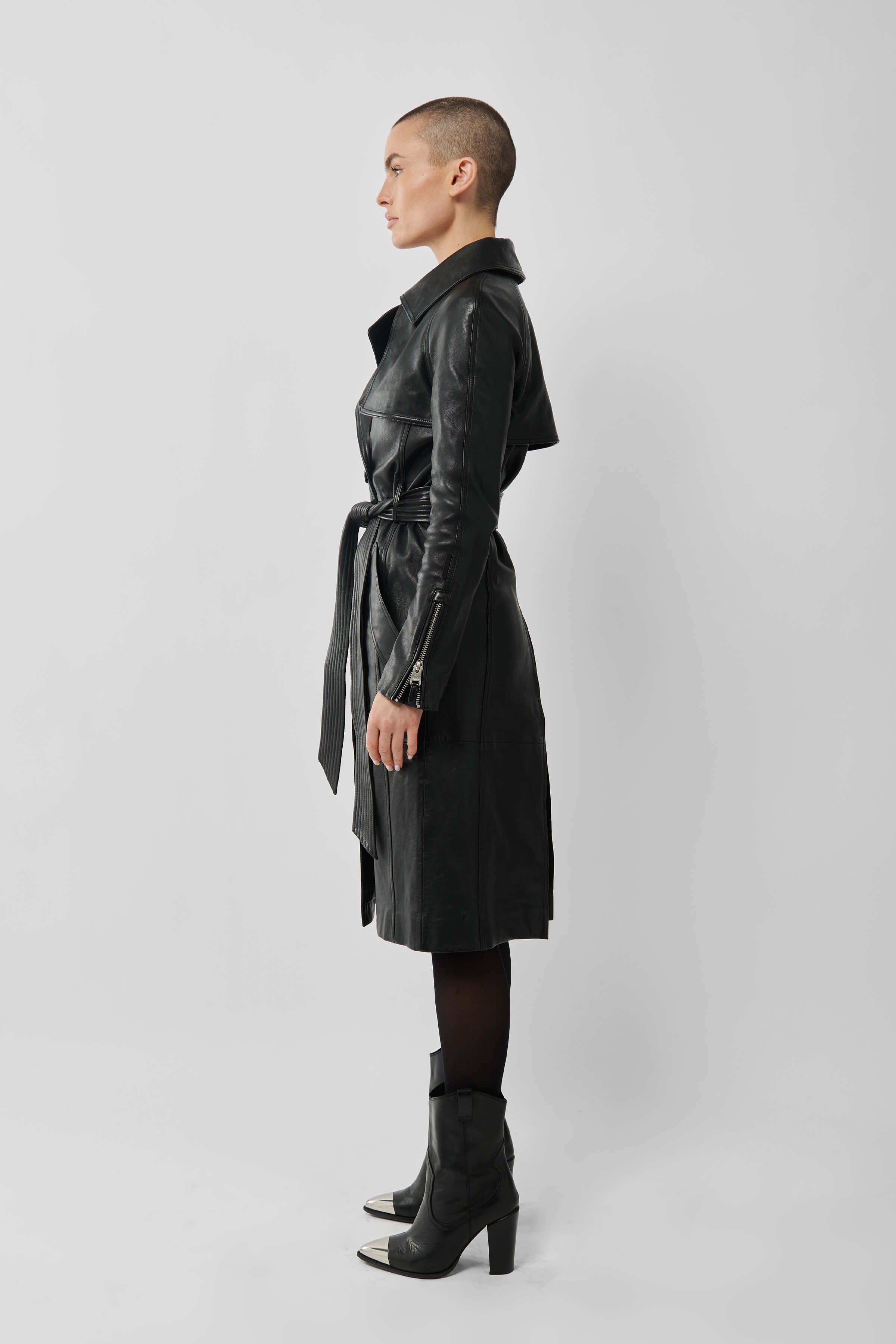 BODA Waterproof Long Trench Coat for Women - Stylish Raincoat with Belt, Windproof & Lightweight for Fall & Winter - Perfect for Commuting, Travel, and Outdoor Activities