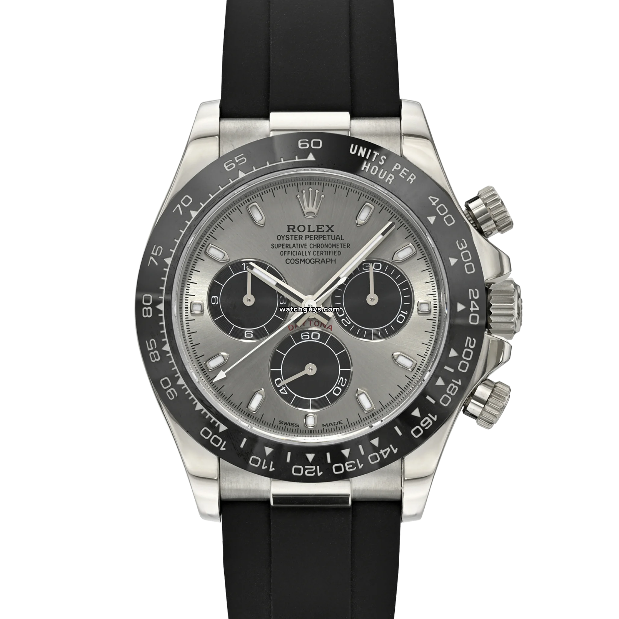 Rolex Daytona 116519LN Men's Watch - Oysterflex Bracelet & Steel Dial - Luxury Chronograph Timepiece for Business, Sports & Formal Occasions