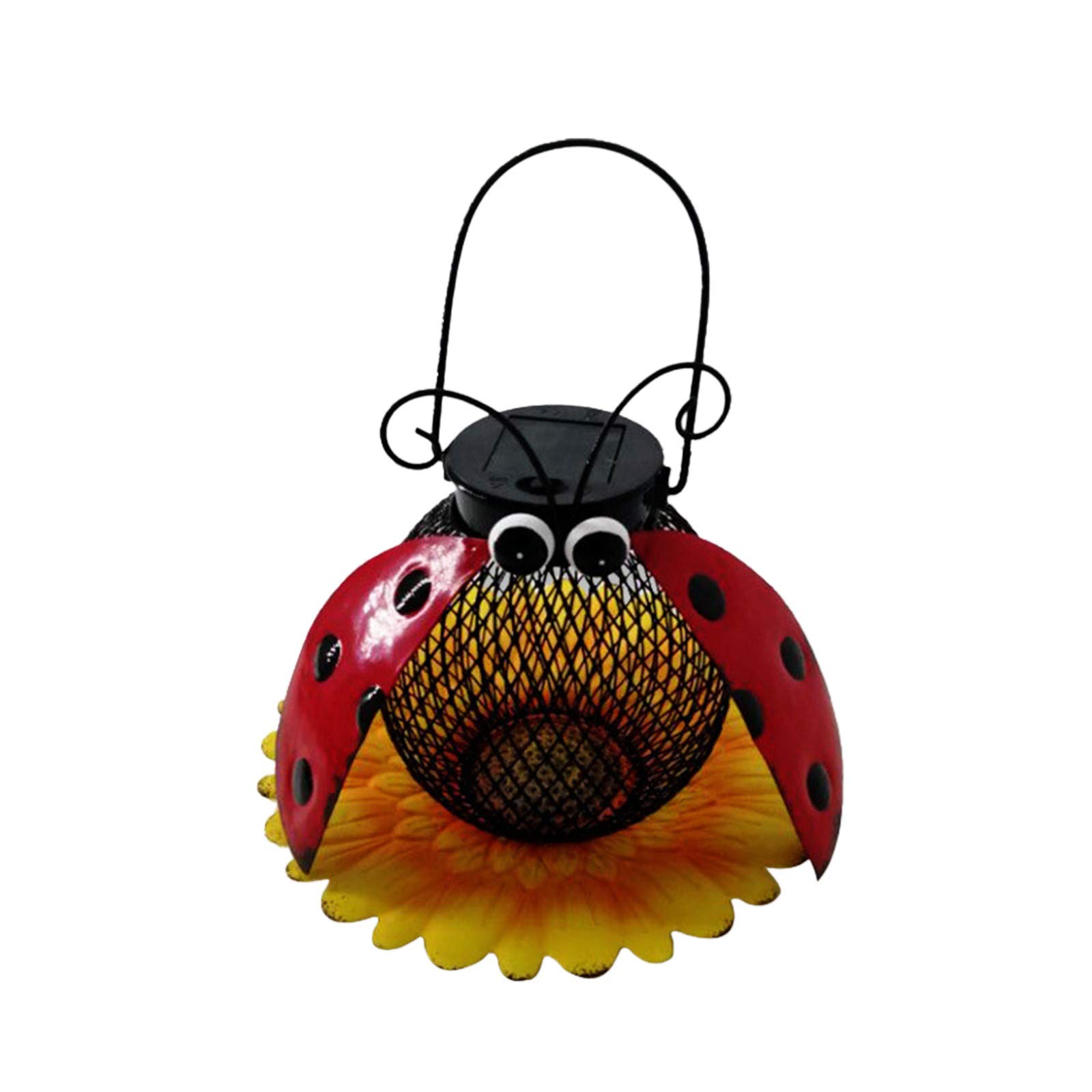 OLOPE Outdoor Solar Lights - Hangable Bee Beetle LED Solar Garden Light, Waterproof Solar Powered Decor for Patio, Lawn, Yard, Pathway | Perfect for Garden Decoration, Landscape Lighting & Outdoor Parties