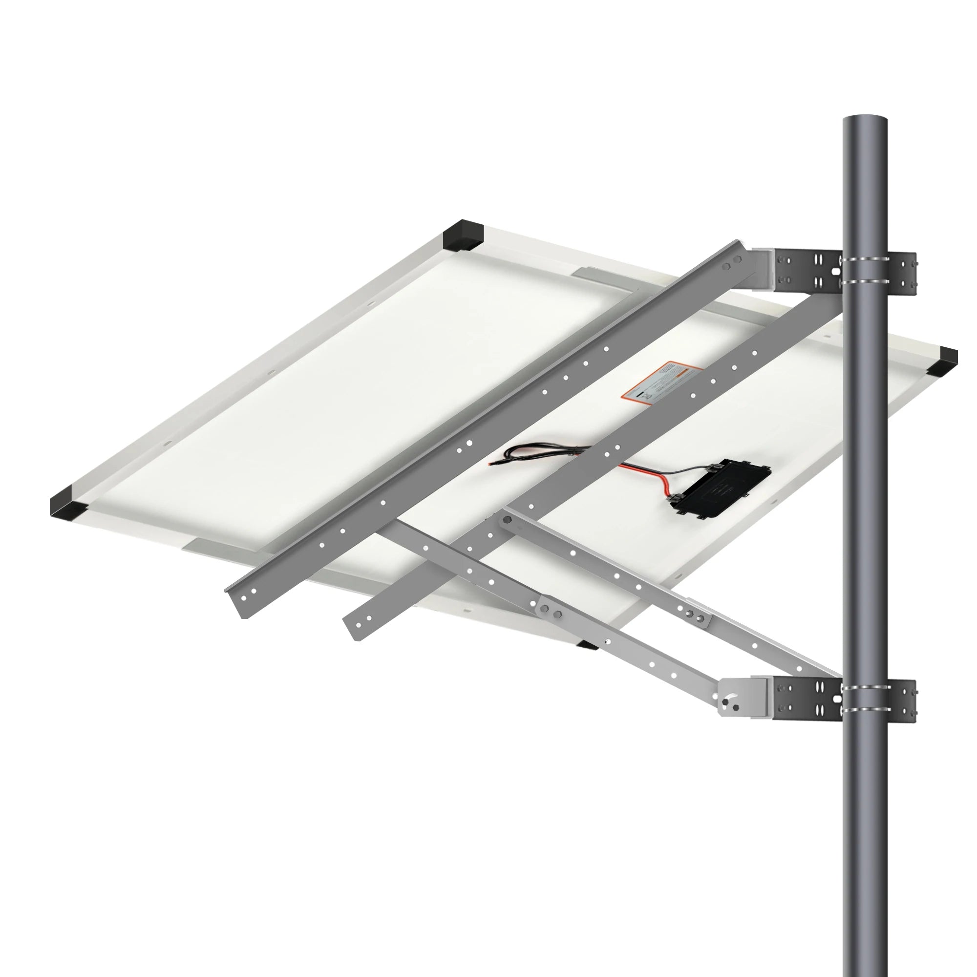 Rich Solar Side Pole Mounts for Single Solar Panel - Durable and Adjustable Solar Panel Mounting System for Off-Grid, RV, and Home Use