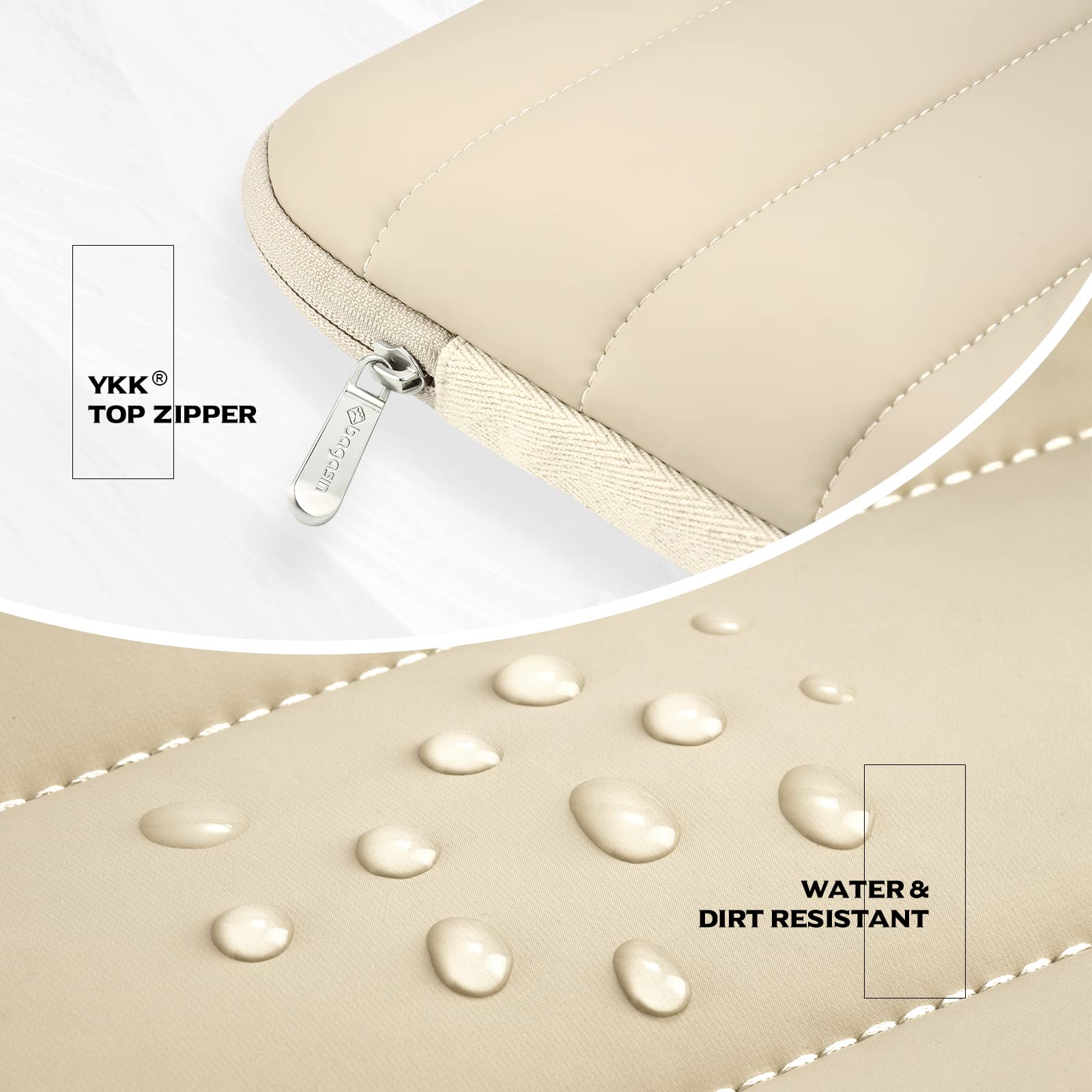 15.6 Inch TSA Approved Laptop Sleeve Bag - Waterproof 4-Layer Protection Case for MacBook Pro/Air, HP, Dell, Lenovo, Asus (15-16 Inch) - Perfect for Travel, Office & School Use