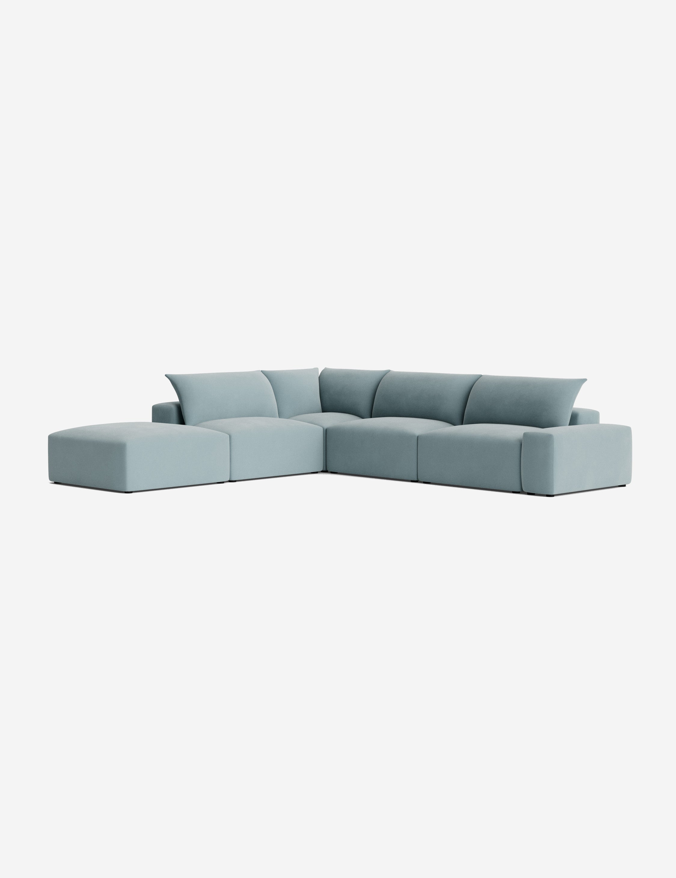 Sky Blue Classic Velvet